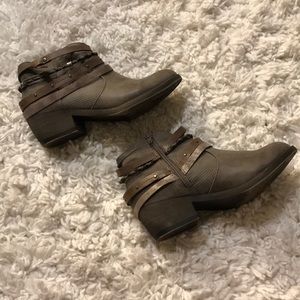 Strapped Ankle Booties